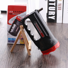 5W 9 LEDs Rechargeable Strong LED Flashlight 2-Modes Outdoors Searchlight