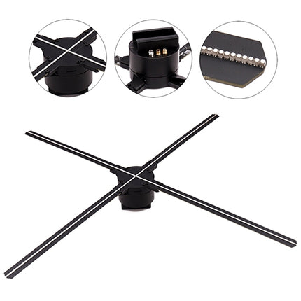 Dsee-65H Holographic Intelligent Display 3D Billboard, WiFi App Control, Display Resolution: 720 x 720 Pixels, Diameter: 65cm, Dsee-65H