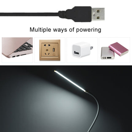 LED Desk Lamp 8W Folding Adjustable Eye Protection Table Lamp, USB Plug-in Version, USB Plug-in Version(Black), USB Plug-in Version(White)