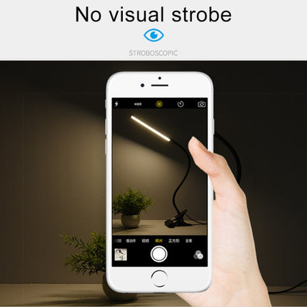 LED Desk Lamp 8W Folding Adjustable Eye Protection Table Lamp, USB Plug-in Version, USB Plug-in Version(Black), USB Plug-in Version(White)