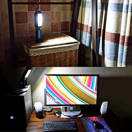 400 LM Multi-function USB Charging Portable Emergency Work Stand Light with Magnetic & 360 Degrees Swivel Hook