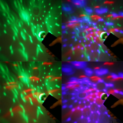 4W RGB USB LED Crystal Magic Ball Stage Light with Micro USB Adapter