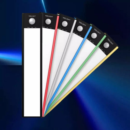 40cm Original Xiaomi Youpin YEELIGHT LED Smart Human Motion Sensor Light Bar Rechargeable Wardrobe Cabinet Corridor Wall Lamps, 40cm