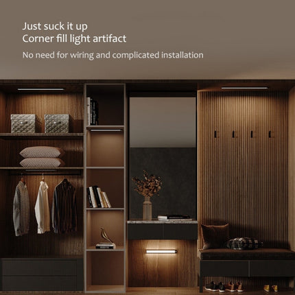 40cm Original Xiaomi Youpin YEELIGHT LED Smart Human Motion Sensor Light Bar Rechargeable Wardrobe Cabinet Corridor Wall Lamps, 40cm