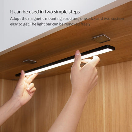 40cm Original Xiaomi Youpin YEELIGHT LED Smart Human Motion Sensor Light Bar Rechargeable Wardrobe Cabinet Corridor Wall Lamps, 40cm