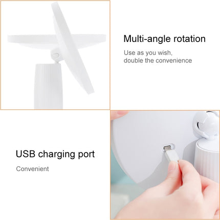 Smart LED Desktop Makeup Mirror with Fill Light, White Light