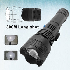 L-839 USB Rechargeable Spotlight Mini Portable XPE Glare LED Flashlight