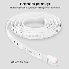 Original Xiaomi Youpin Yeelight Smart WiFi APP Remote Control Extension LED Strip Light, Length: 1m