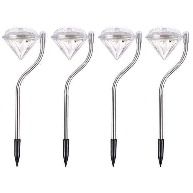 Outdoor Garden Landscape Path Decorative Diamond Lights, Random Color Delivery