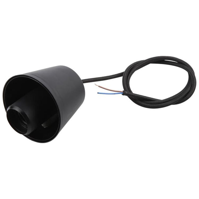 E27 Lamp Holder DIY Ceiling Chandelier Light Bulbs Screw Silicone Base Socket, Cable Length: 1m