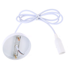 E14 Lamp Holder DIY Ceiling Chandelier Light Bulbs Screw Base Socket, Cable Length: 1m