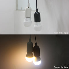 E27 Wire Cap Lamp Holder Chandelier Power Socket with 1.8m Extension Cable, Big UK Plug