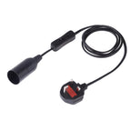 Big UK Plug, 1.5m / Black