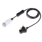 Small UK Plug, 1.2m / White