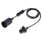 Small UK Plug, 1.2m / Black