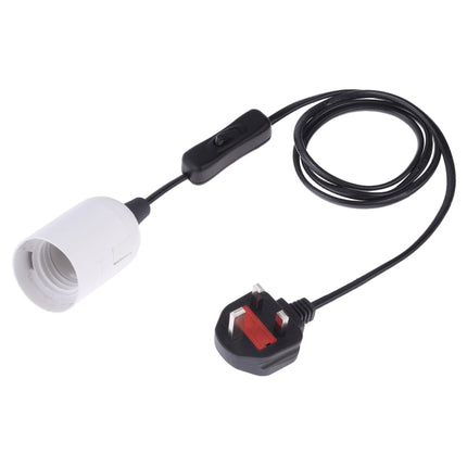 E27 Wire Cap Switch Lamp Holder Chandelier Power Socket with 1.2m Extension Cable, Small UK Plug, EU Plug, 1.5m, AU Plug, 1.2m, Big UK Plug, 1.5m, US Plug, 1.5m, Small UK Plug, 1.2m