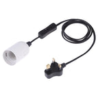 Small UK Plug, 1.2m / White