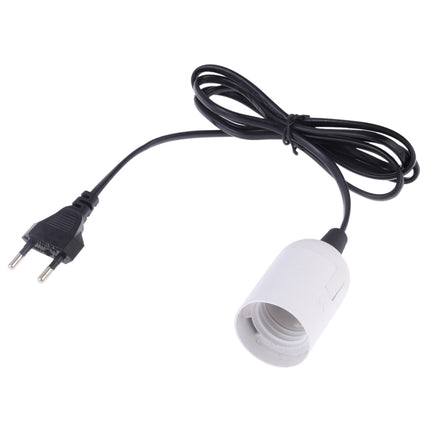 E27 Wire Cap Lamp Holder Chandelier Power Socket with 1.2m Extension Cable, Small UK Plug