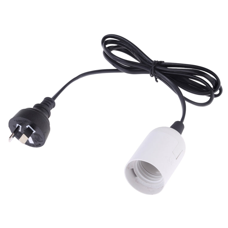 E27 Wire Cap Lamp Holder Chandelier Power Socket with 1.2m Extension Cable, Small UK Plug