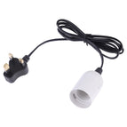 Small UK Plug, 1.2m / White