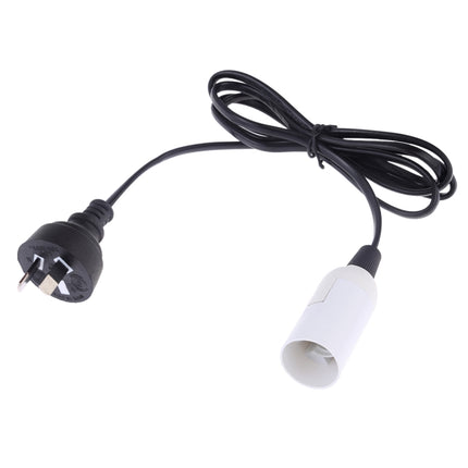 E14 Wire Cap Lamp Holder Chandelier Power Socket with 1.2m Extension Cable, Small UK Plug