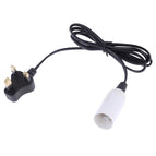 Small UK Plug, 1.2m / White