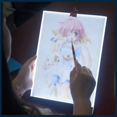 5W 5V LED Three Level of Brightness Dimmable A4 Acrylic Copy Boards Anime Sketch Drawing Sketchpad