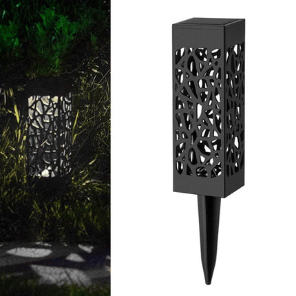 Outdoor Hollowing Out Solar Energy Garden Lawn Lamp