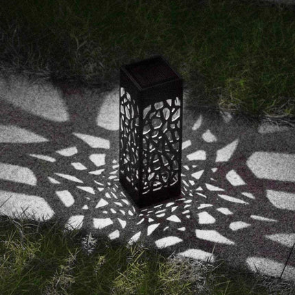 Outdoor Hollowing Out Solar Energy Garden Lawn Lamp