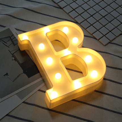 Dry Battery Powered Warm White Standing Hanging LED Holiday Light, A, N, B, O, C, P, D, Q, E, R, F, T, G, U, I, V, J, W, K, X, L, M, Z