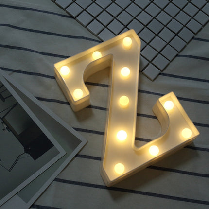 Dry Battery Powered Warm White Standing Hanging LED Holiday Light, A, N, B, O, C, P, D, Q, E, R, F, T, G, U, I, V, J, W, K, X, L, M, Z