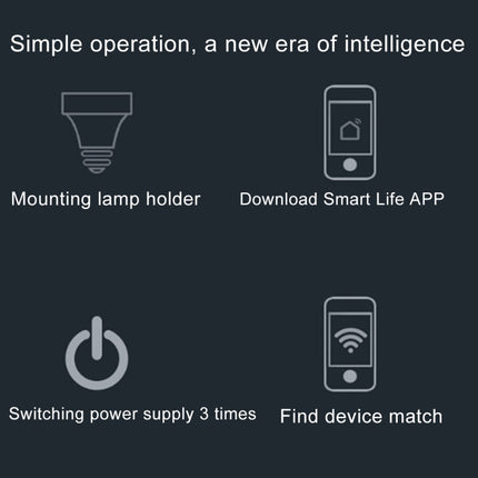 200W Max E27 APP Remote Control WiFi Smart Light Bulb Adapter Lamp Base Works with Alexa Echo & Google Home, AC 100-250V