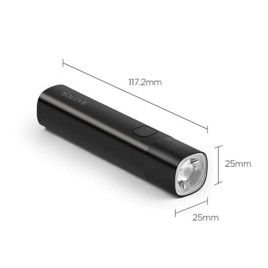 Original Xiaomi Youpin SOLOVE LED Flashlight 3000mAh USB Multi-function Portable Lighting, SOLOVE