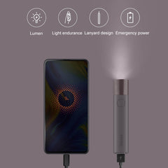 Original Xiaomi Youpin SOLOVE LED Flashlight 3000mAh USB Multi-function Portable Lighting, SOLOVE