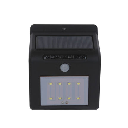 8 LEDs Solar Motion Sensor Wall Light with Solar Panel