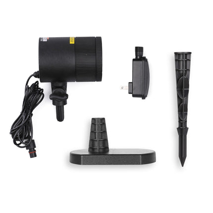 Dynamic Red + Green Laser Mini Outdoor Lamp