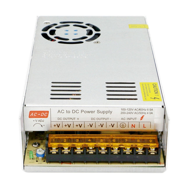 SOMPOM S-360-12 360W 12V 30A Iron Shell Driver LED Light Strip Lighting Monitor Power Supply, 360W 30A