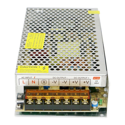 SOMPOM S-180-12 180W 12V 15A Iron Shell Driver LED Light Strip Lighting Monitor Power Supply, 180W 15A