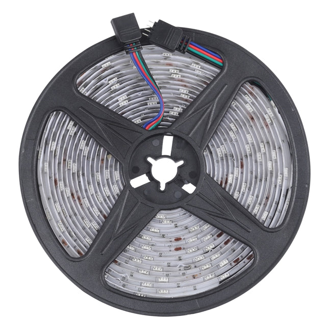 5m 150 LEDs SMD 5050 IP65 Waterproof Bluetooth RGB Light Strip with 24-keys Remote Control, EU Plug