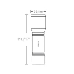 Original Xiaomi Youpin BEEBEST Portable Flashlight，Support Three-gear Mode, BEEBEST