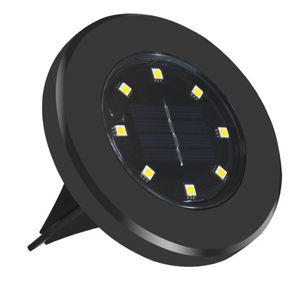 4 PCS 8 LEDs IP65 Waterproof Solar Powered Buried Lamp Garden Villa Garden Lawn Decorative Spotlight