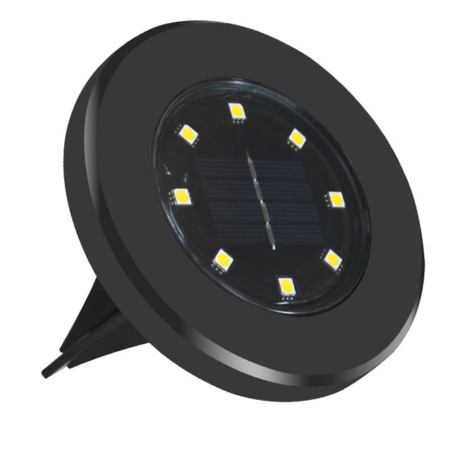 4 PCS 8 LEDs IP65 Waterproof Solar Powered Buried Lamp Garden Villa Garden Lawn Decorative Spotlight