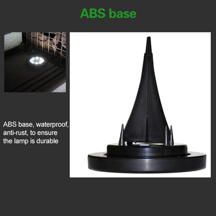 4 PCS 8 LEDs IP65 Waterproof Solar Powered Buried Lamp Garden Villa Garden Lawn Decorative Spotlight
