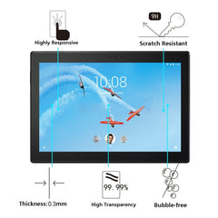 75 PCS for Lenovo TAB 4 10 Plus 0.3mm 9H Hardness Tempered Glass Screen Film, For TAB 4 10 Plus