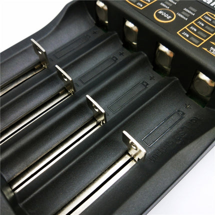 LiitoKala lii-402 4 In 1 Lithium Battery Charger for Li-ion IMR 18650, 18490, 18350, 17670, 17500, 16340(RCR123), 14500, 10440