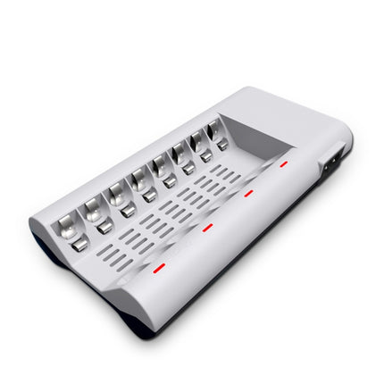 100-240V 8 Slot Battery Charger for AA & AAA Battery, UK Plug