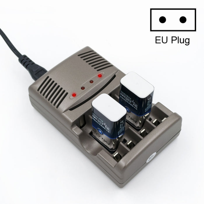 4-Slot AA AAA 9V Ni-MH Battery Charger EU