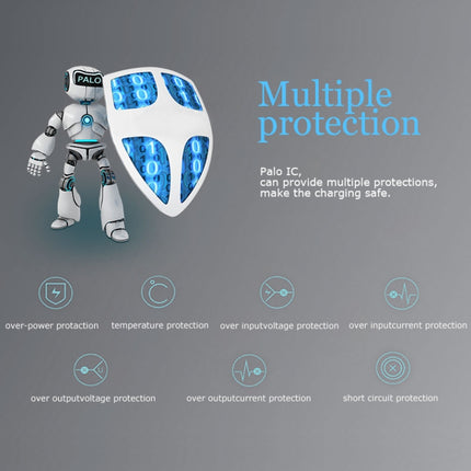 AC 100-240V 4 Slot Battery Charger for AA & AAA & 9V Ni-MH Battery, UK Plug
