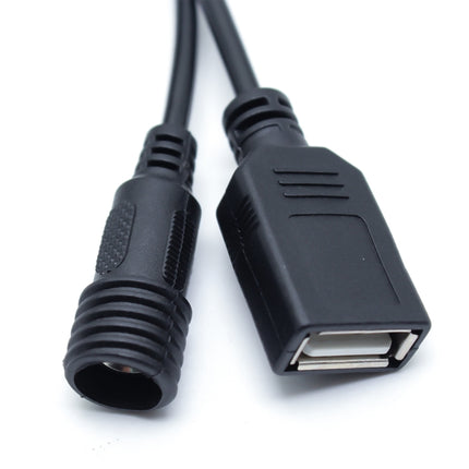 Caja de batería impermeable IPX7 de 3 secciones 18650/26650 con cabezal redondo de 12 V y conector USB de 5 V. Voltaje de salida No incluye batería, 12 V