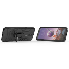 PC + TPU Shockproof Protective Case for LG Q Stylo 5, with Magnetic Ring Holder